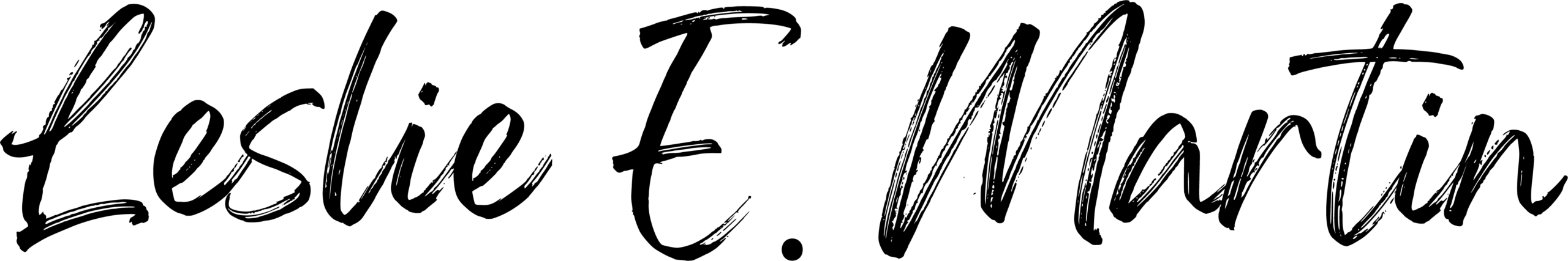 Leslie E. Martin Signature Logo
